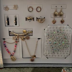 Gold color and Multicolor Girls Jewelry Set